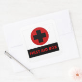 Sticker bij eerste hulpdoos (Envelop)