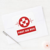 Sticker bij eerste hulpdoos (Envelop)