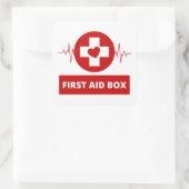 Sticker bij eerste hulpdoos (Tas)