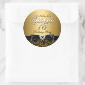 Sticker Bijoux Sweet sixteen Or (Sac)
