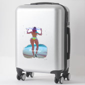 Sticker Bikini Booty Beach Girl Thunder_Cove (Sur valise)