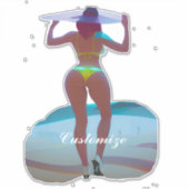 Sticker Bikini Booty Beach Girl Thunder_Cove (Devant)