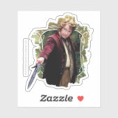 Sticker BILBO BAGGINS™ avec épée (Feuille)