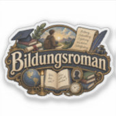 Sticker Bildungsroman (Devant)