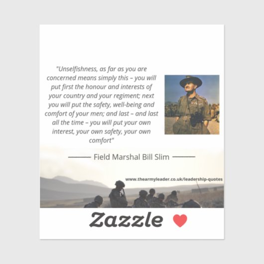 Sticker Bill Slim 'Unselfish' (Feuille)