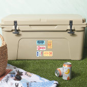 Sticker Billets de théâtre rétro impressionnant (Glacière)