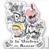 Sticker Billy & Mandy - Inutile de résister (Devant)