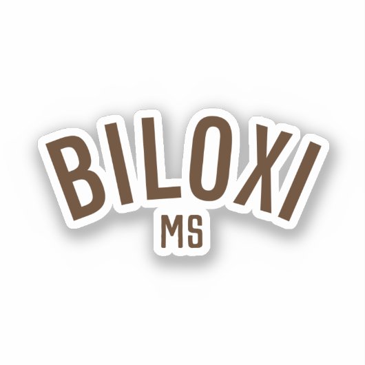 Sticker Biloxi, Mississippi (Recto)