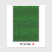 Sticker Binaire (Feuille)