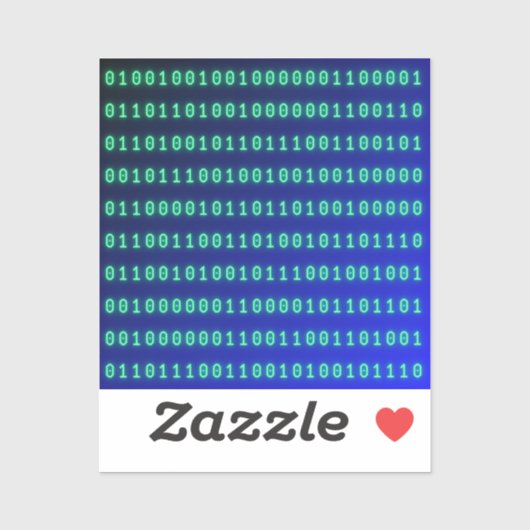 Sticker binary number (Feuille)