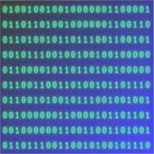 Sticker binary number (Recto)