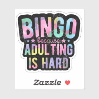 Sticker Bingo parce que l'adultère est difficile | Bingo d