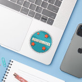 Sticker Bio-informatique (Ordinateur portable avec iPhone)
