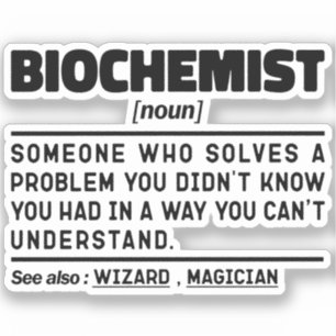 Sticker Biochimiste Noun Amusant Biochimie