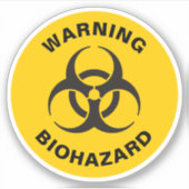Sticker Biohazard icon (Devant)