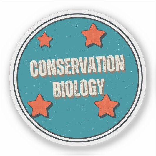 Sticker Biologie de la conservation (Devant)