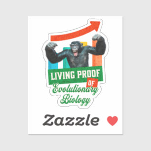 Sticker Biologie de l'évolution Humour des primates