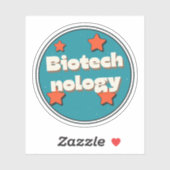 Sticker Biotechnologie (Feuille)