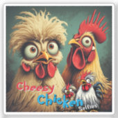 Sticker “Birb Energy” Mike & Mandy Selfie Vinyl (Recto)