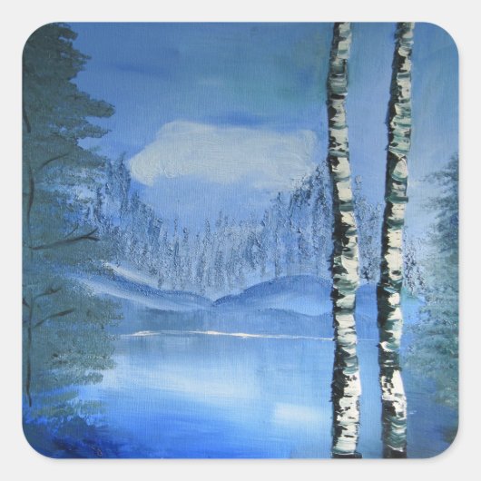 Sticker Birch Tree (Devant)