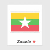 Sticker Birmanie (1989) (Feuille)