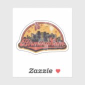 Sticker Birmingham (Alabama) (Feuille)