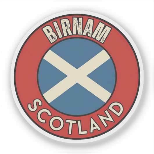 Sticker Birnam, Écosse (Devant)