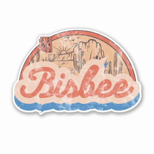 Sticker Bisbee, Arizona (Devant)