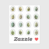 Sticker Biscuits de Chibi (Feuille)