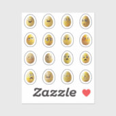 Sticker Biscuits de Chibi (Feuille)