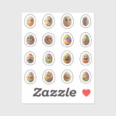 Sticker Biscuits de Chibi (Feuille)