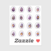 Sticker Biscuits de Chibi (Feuille)