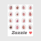 Sticker Biscuits de Chibi (Feuille)