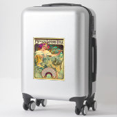 Sticker Biscuits Lefevre-Utile par Alphonse Mucha (1896) (Sur valise)