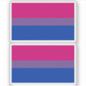 Sticker Bisexual pride (Devant)