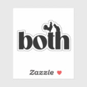 Sticker Bisexuel (Feuille)