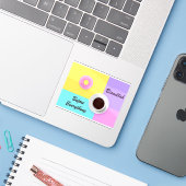Sticker Bismillah avant tout (Ordinateur portable avec iPhone)