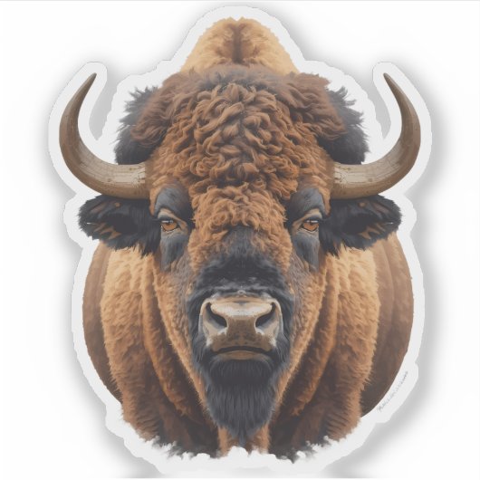 Sticker Bison / Buffalo (Devant)