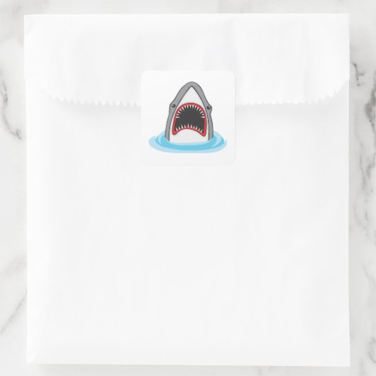 Sticker Bite de requin (Sac)