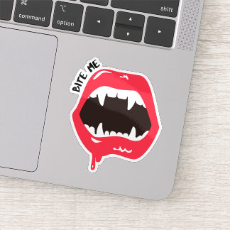 Sticker Bite Me Vampire