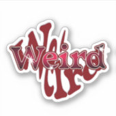 Sticker bizarre (Devant)