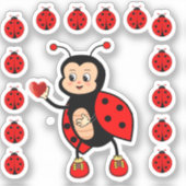 Sticker Bizarre et Coeur (Recto)