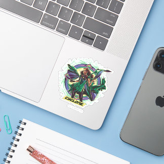 Sticker Black Adam | Graphique de caractères de cyclone