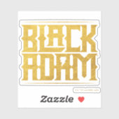 Sticker Black Adam Stacked Name Graphic (Feuille)