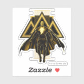 Sticker Black Adam Triangular Pillar Graphic (Feuille)