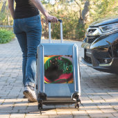 Sticker Black Cat Green Dragon (Valise Insitu)