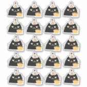 Sticker Black Cat Party (Devant)