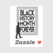 Sticker Black History Month Forever (Feuille)