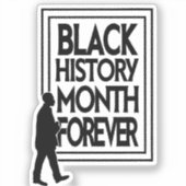 Sticker Black History Month Forever (Recto)