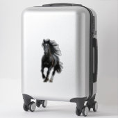 Sticker Black horse (Sur valise)